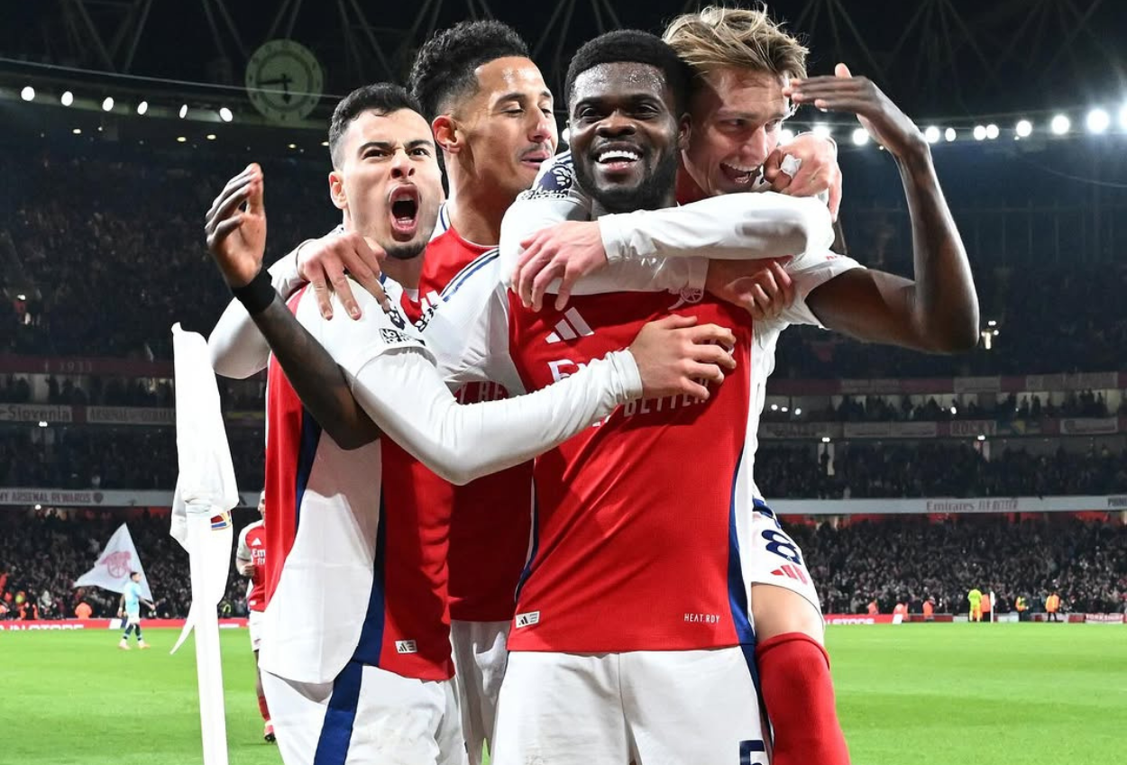 Kemenangan Telak! Arsenal Bantai Manchester City dengan Skor 5