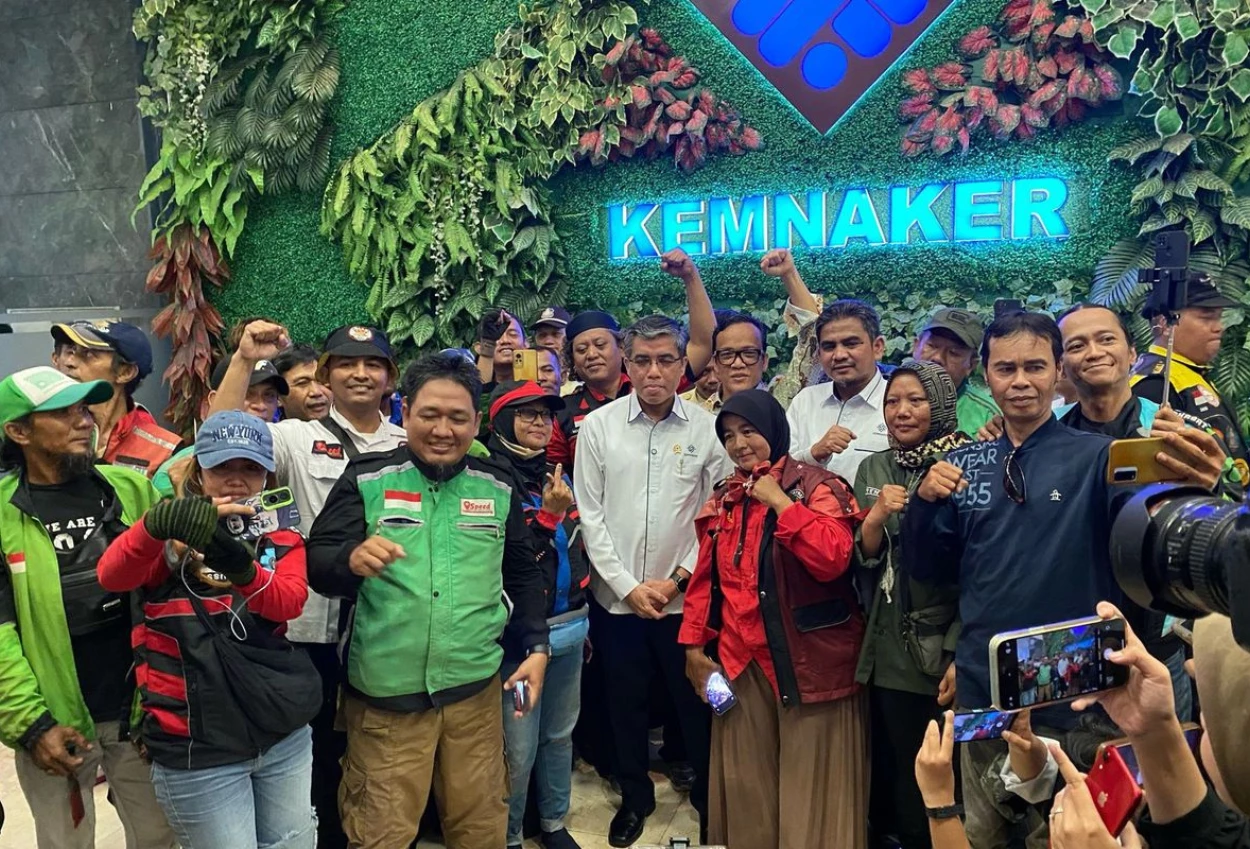 Menteri Ketenagakerjaan Terima Perwakilan Pengemudi Online, Tegaskan Komitmen Thr Dan Finalisasi Regulasi