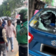 Pemotor di Cengkareng Pecahkan Kaca Mobil, Diduga Motor Kesenggol saat Lawan Arah