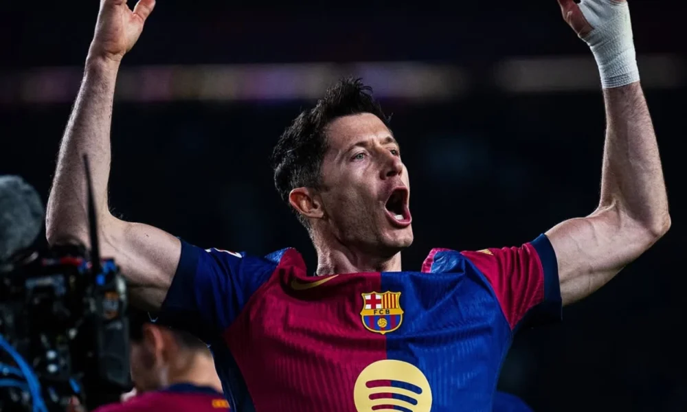 Penalti Lewandowski Bawa Barcelona Menang 1 0 Dan Raih Posisi Puncak Klasemen