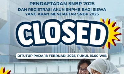 Pendaftaran Snbp 2025 Resmi Ditutup Hari Ini, Simak Cara Finalisasi Dan Langkah Langkahnya