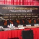 Polres Tangerang Selatan Amankan 30 Tersangka Kejahatan Jalanan