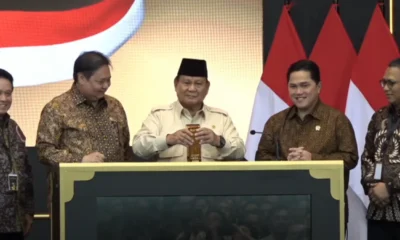 Presiden Prabowo Subianto Resmikan Layanan Bank Emas Pertama Di Tanah Air
