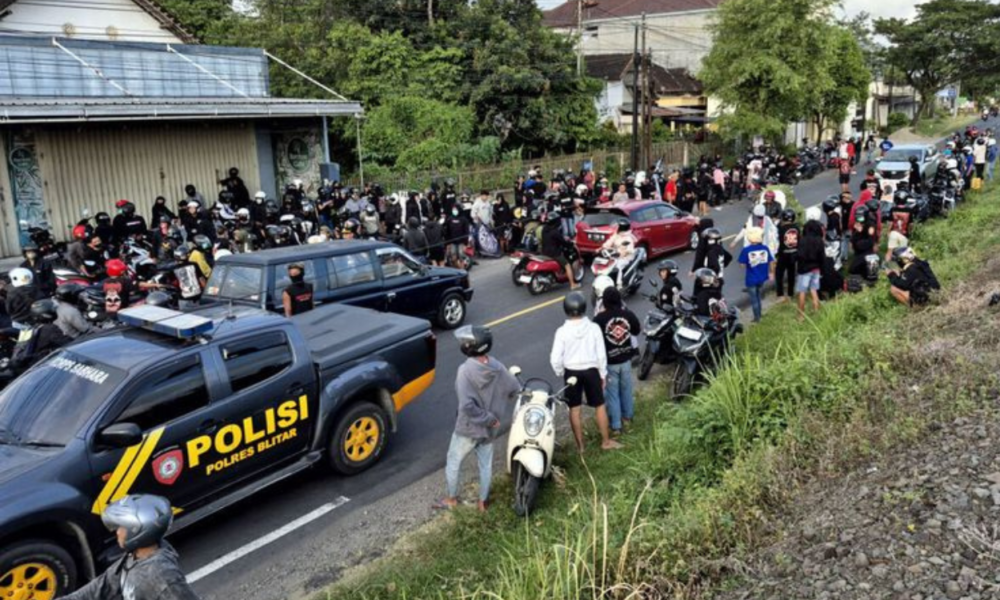 Puluhan Remaja Pesilat Ditangkap Polisi Usai Konvoi Motor Dengan Suara Knalpot Brong