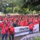 Relawan Pdip Serbu Kantor Kpk Bersamaan Dengan Pemeriksaan Hasto Kristiyanto