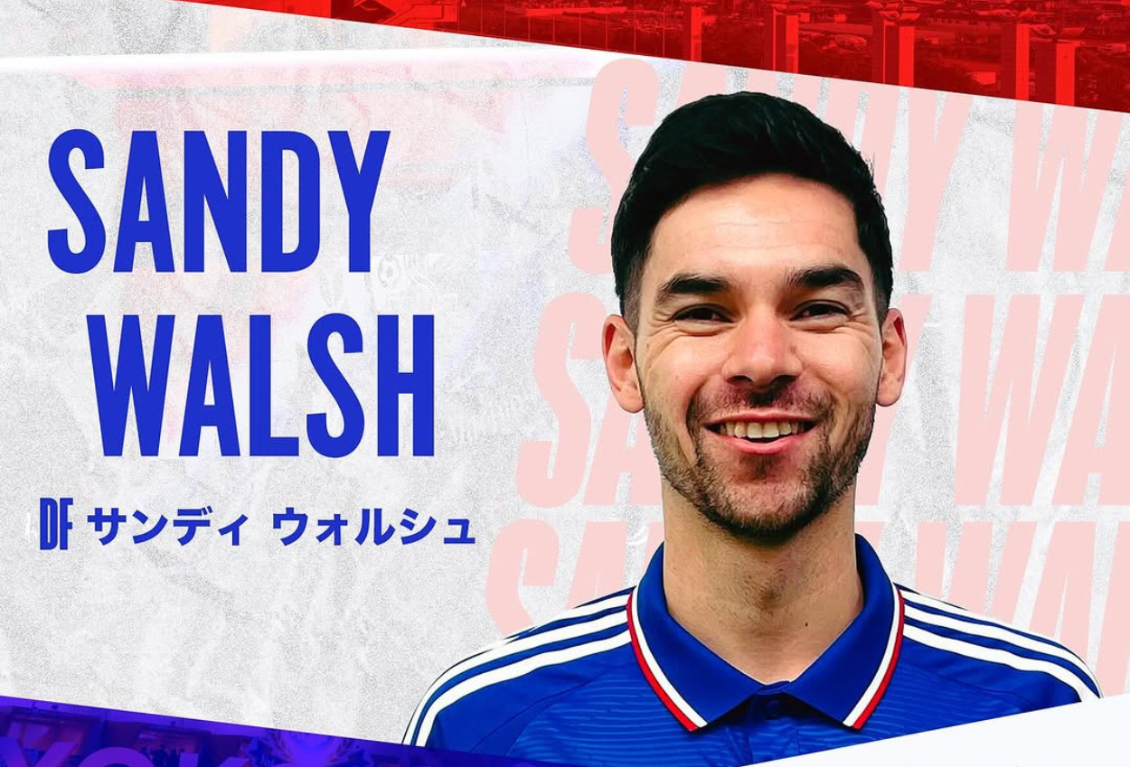 Sandy Walsh Resmi Bergabung Dengan Yokohama F. Marinos, Siap Berkarier Di J League