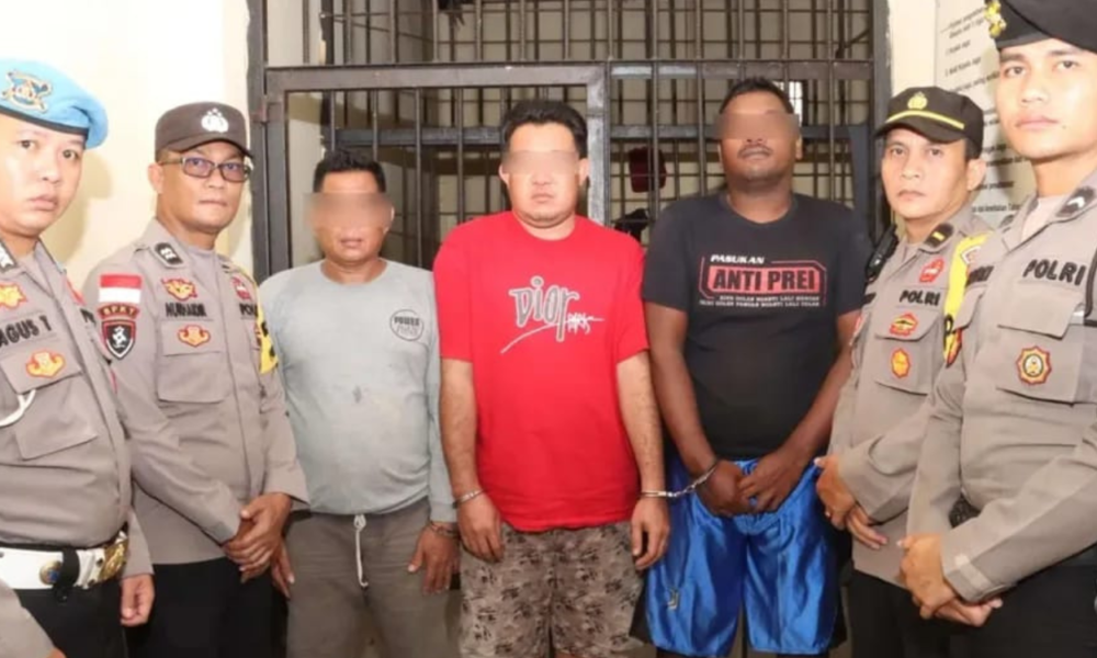 Tiga Pria di Sanggau Diduga Memalak Pengendara di Lokasi Banjir, Dapat Hasil hingga Rp1,3 Juta