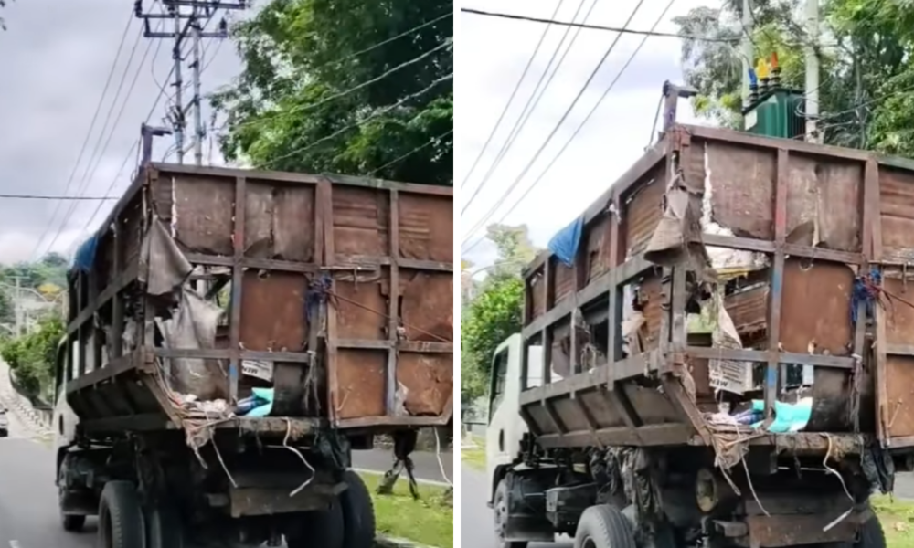 Truk Sampah Di Bandar Lampung Viral, Kondisinya Bolong Dan Tak Terawat
