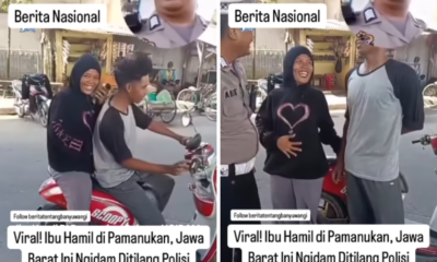 Unik! Ibu Hamil Di Subang Ngidam Minta Ditilang Polisi