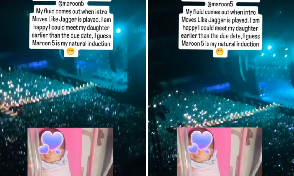 Viral! Seorang Ibu Pecah Ketuban saat Asyik Nonton Konser Maroon 5 Jakarta
