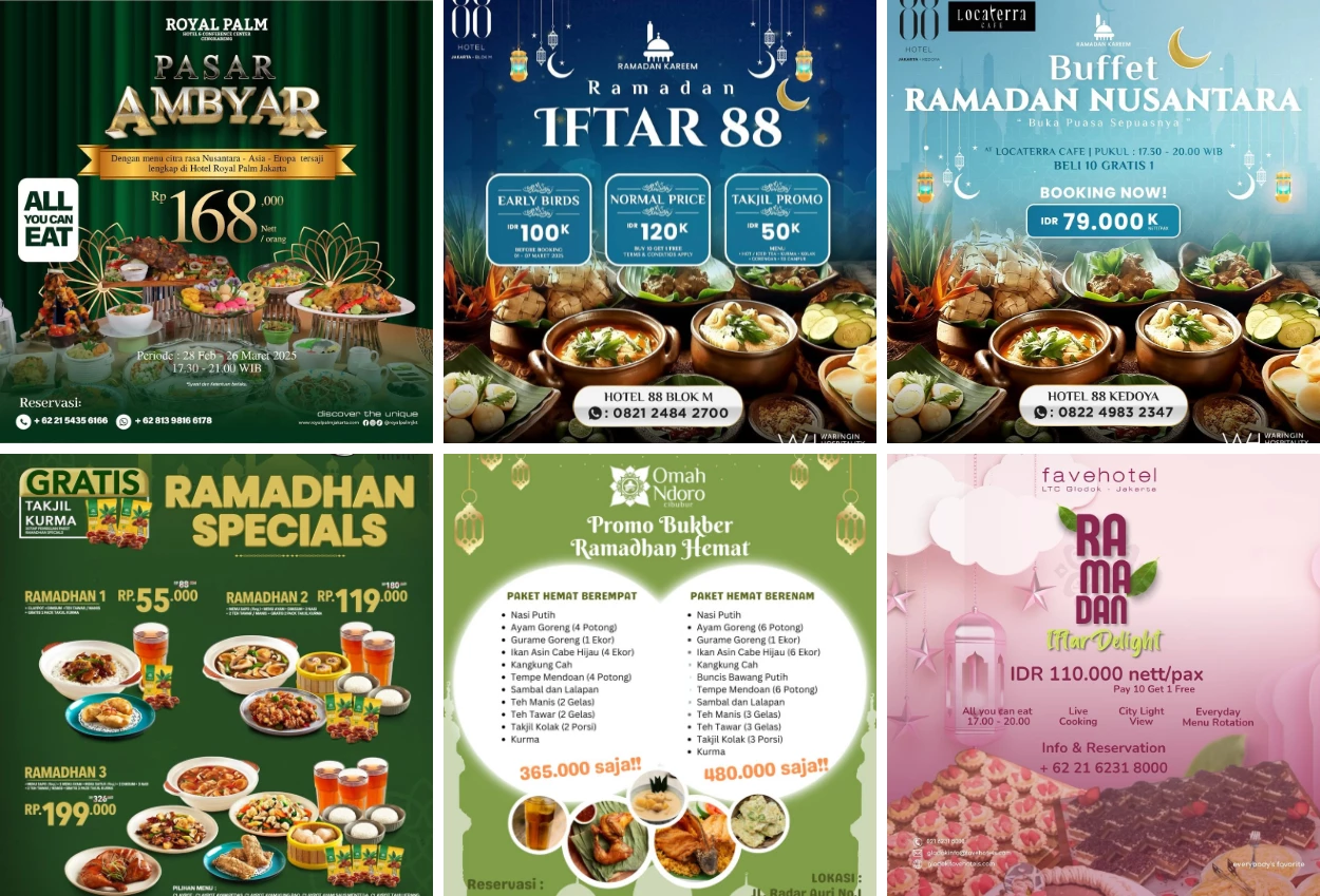 18 promo bukber di jakarta 2025 pilihan tempat hemat dan lezat untuk buka puasa!