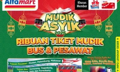 Alfamart hadirkan mudik gratis lebaran 2025, cek syarat dan cara daftarnya!