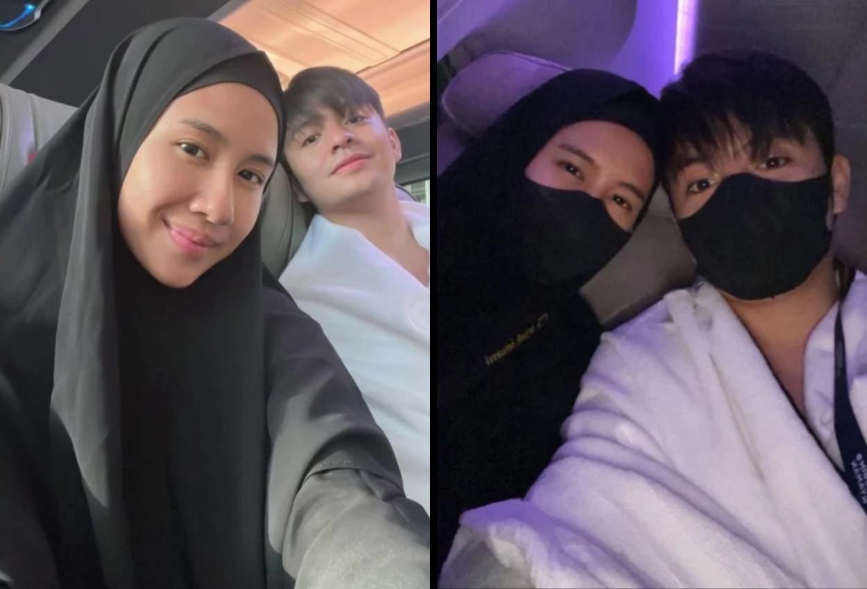 Angga yunanda dan shenina cinnamon jalani ibadah umrah perdana usai menikah