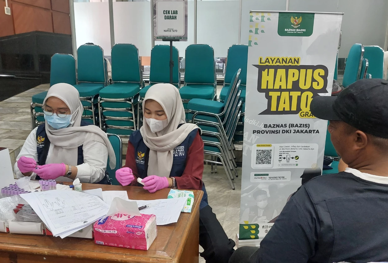Antusias ikut program hapus tato baznas, peserta lebih sakit dihilangkan daripada membuat tato
