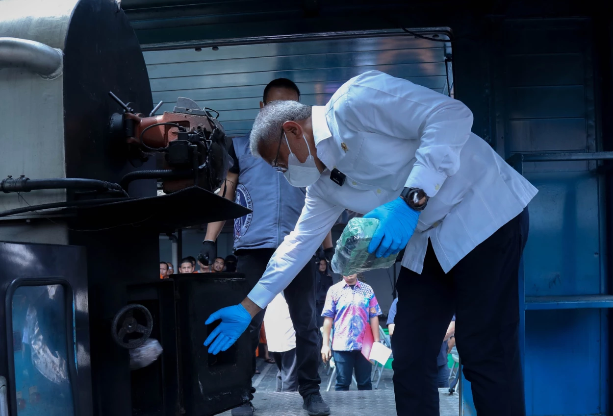 Bnn musnahkan ribuan kilogram narkoba dari 12 kasus di indonesia, 30 tersangka berhasil diamankan