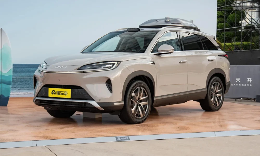 Byd sealion 07 dm i meluncur di china, dilengkapi drone pintar!