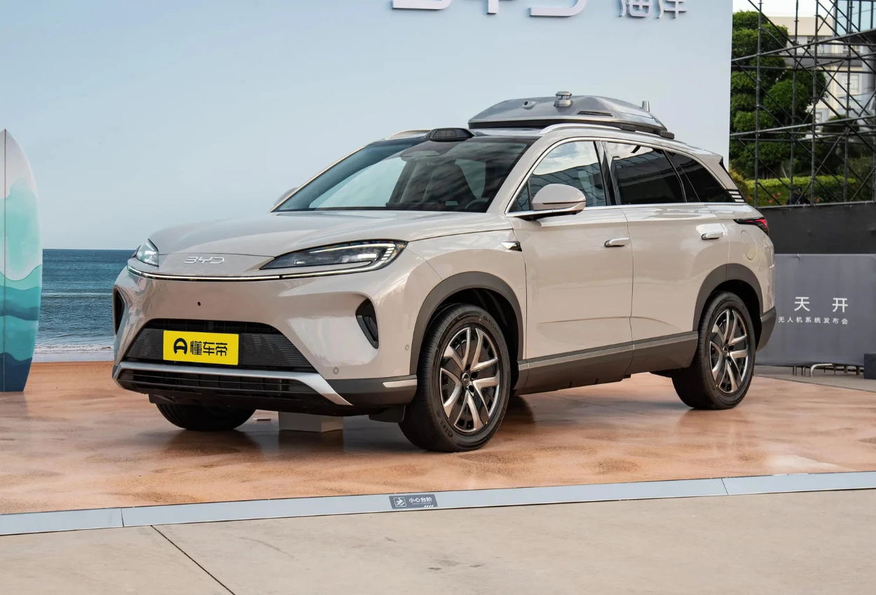 Byd sealion 07 dm i meluncur di china, dilengkapi drone pintar!