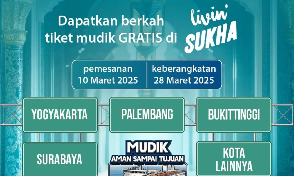 Bank mandiri buka mudik gratis 2025, layani 80 rute dari sumatra hingga jawa