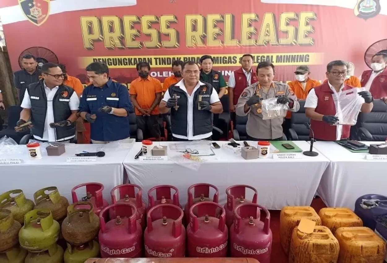 Bareskrim bongkar sindikat lpg oplosan di bali, raup keuntungan hingga rp3,3 miliar