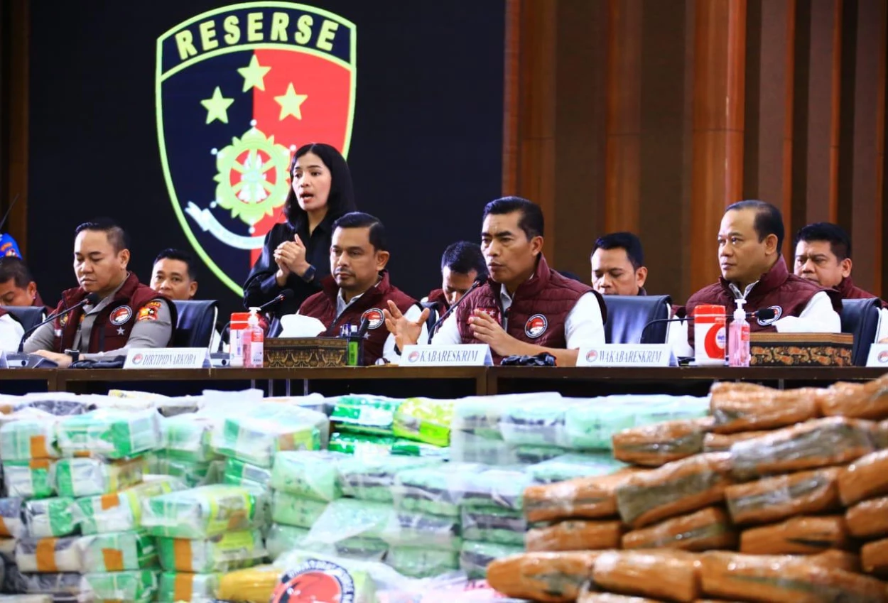 Bareskrim polri tangkap 9.586 tersangka termasuk jaringan fredy pratama