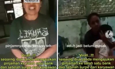 Butuh rp400 ribu untuk makan, ibu tunggal ini bikin pegawai bank iba saat datangi rumahnya