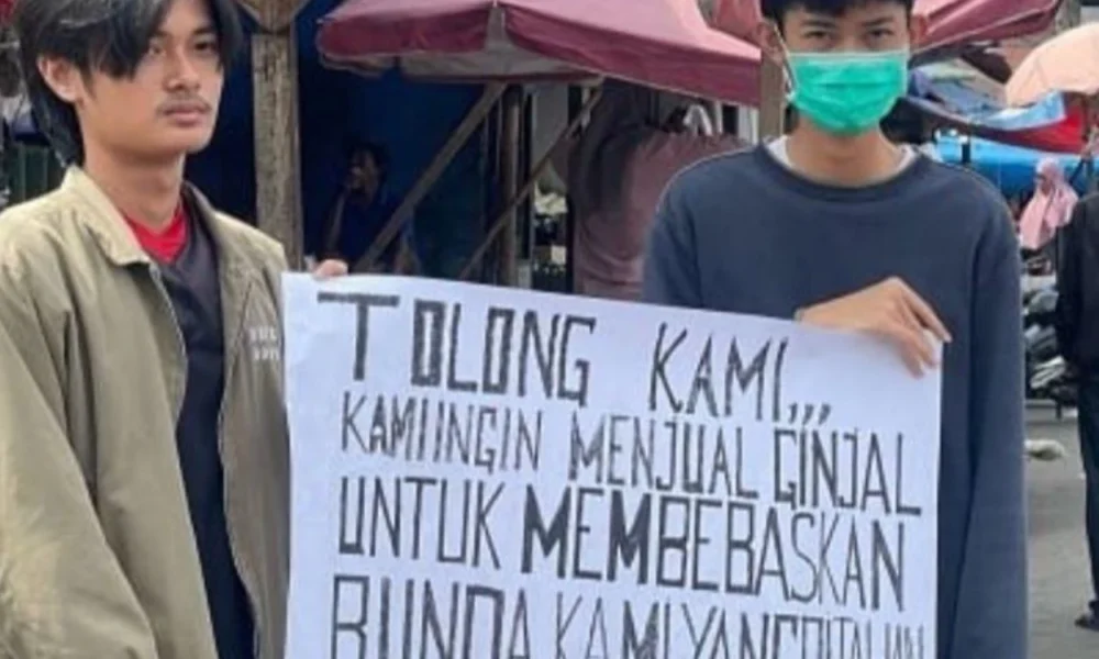 Demi bebaskan ibu dari tahanan, dua anak di tangsel rela jual ginjal