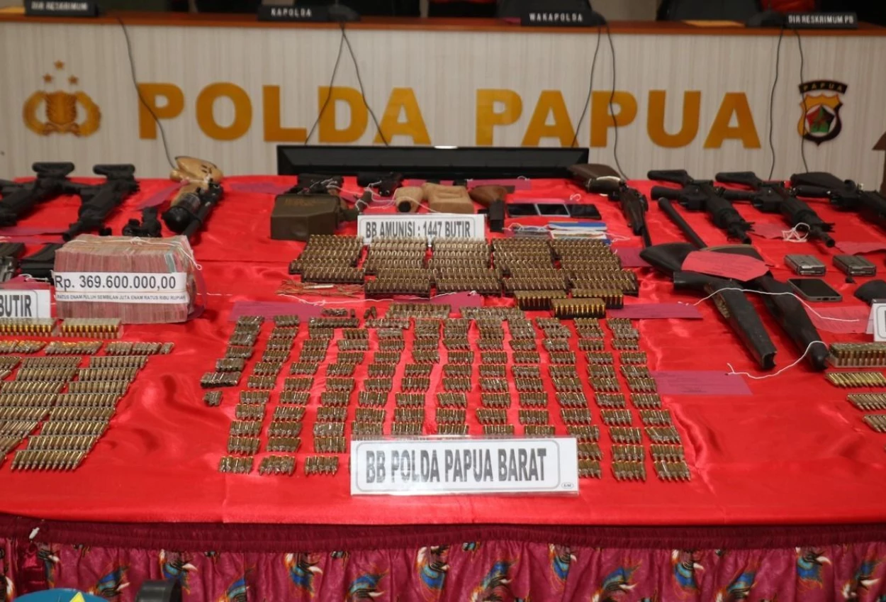 Dua mantan anggota tni ad terlibat pasok senjata kkb papua