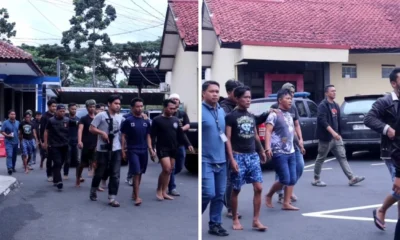 Geng motor yang aniaya juru parkir di minimarket bandung berhasil ditangkap polisi