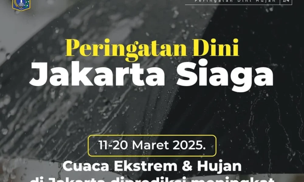 Jakarta siaga! bpbd dan pemprov kompak keluarkan peringatan dini cuaca ekstrem, awas banjir lagi