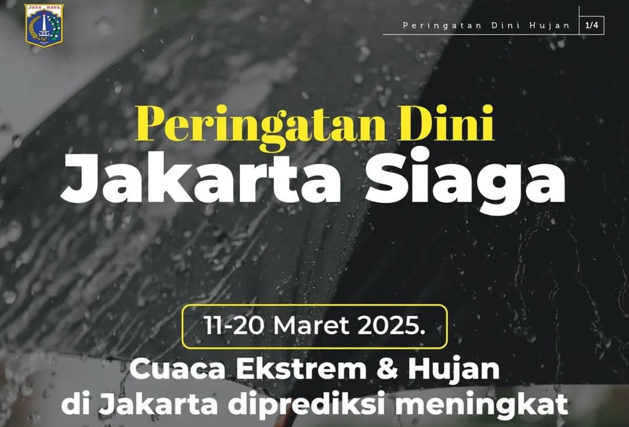 Jakarta siaga! bpbd dan pemprov kompak keluarkan peringatan dini cuaca ekstrem, awas banjir lagi