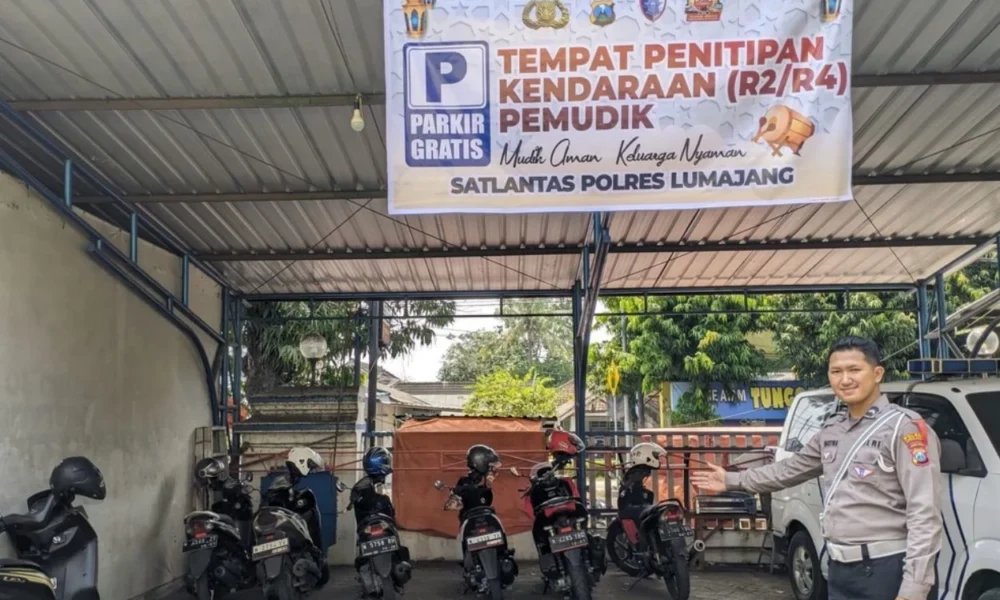 Jangan khawatir! polres lumajang buka layanan penitipan kendaraan gratis untuk pemudik