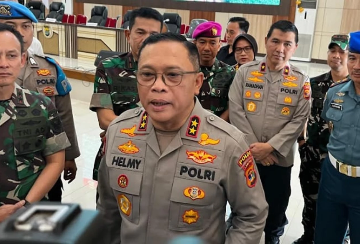 Kapolda lampung ungkap 4 saksi lihat oknum tni tembak 3 polisi yang gerebek judi ayam