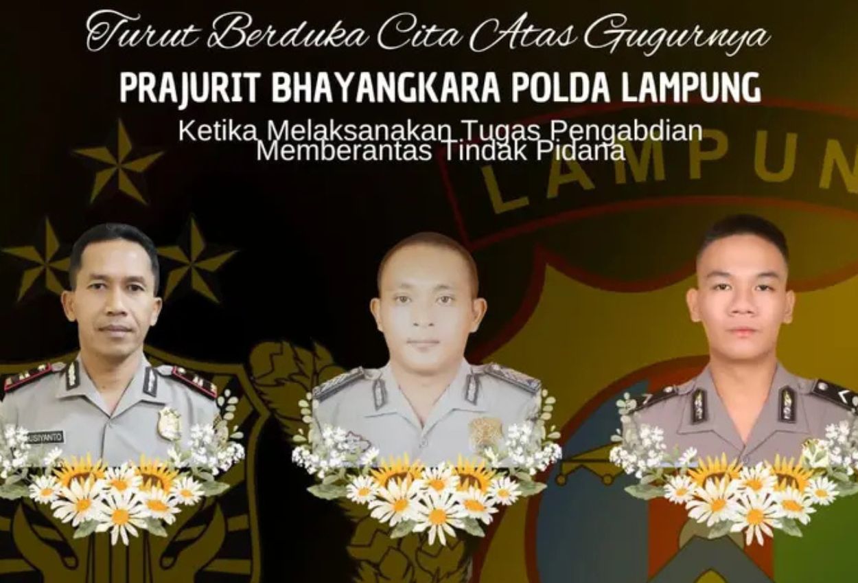Kapolri naikkan pangkat anumerta kepada 3 polisi yang tewas ditembak