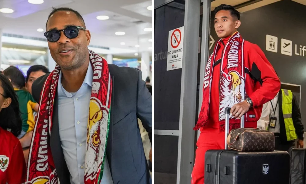 Patrick kluivert dan timnas indonesia tiba di sydney, langsung jalani latihan ringan di gym