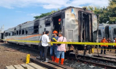 Pelaku pembakar 3 gerbong kereta api di stasiun yogyakarta ditangkap polisi, kerugian capai rp6,9 miliar