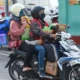 Pemudik motor kelebihan muatan siap siap kena tilang elektronik!