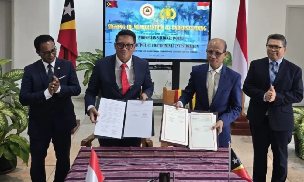 Perkuat keamanan, polri dan timor leste jalin kerja sama tangkal kejahatan lintas negara