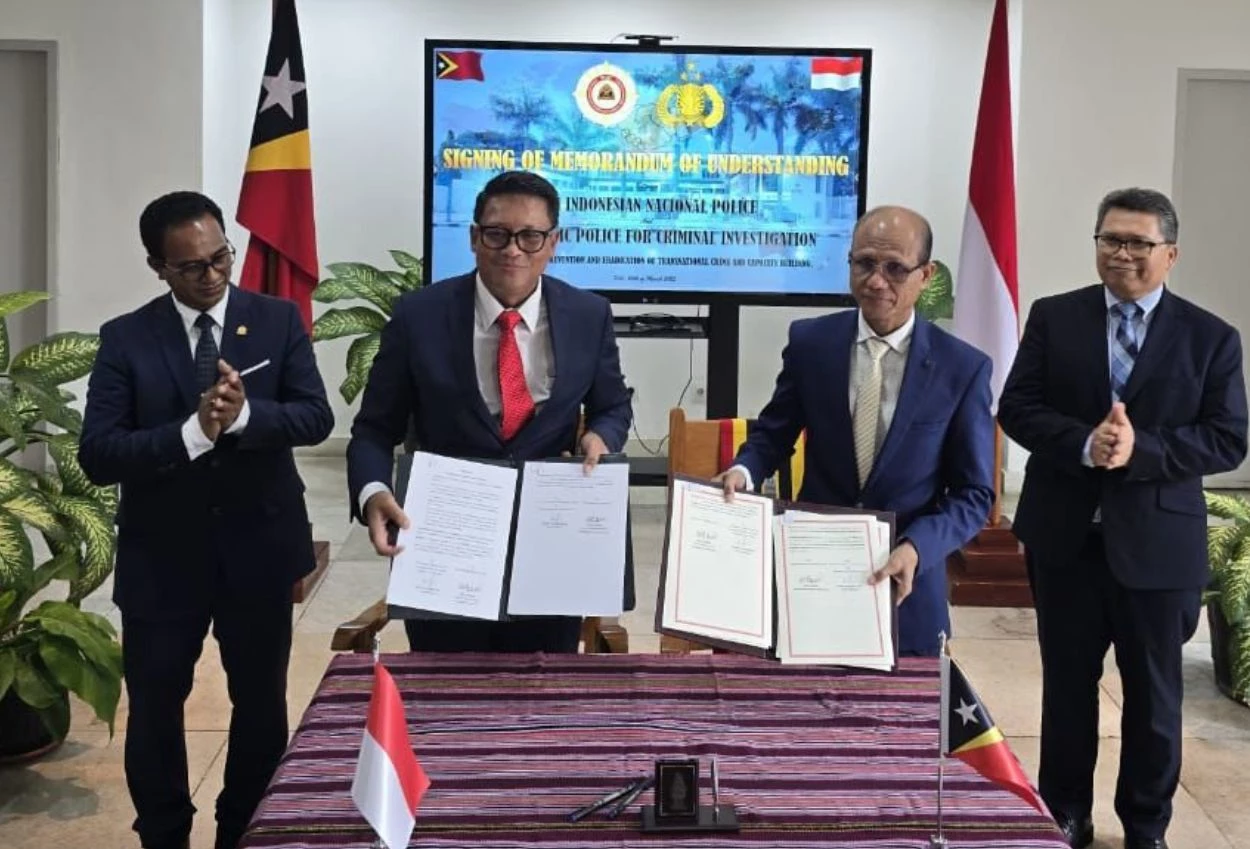 Perkuat keamanan, polri dan timor leste jalin kerja sama tangkal kejahatan lintas negara