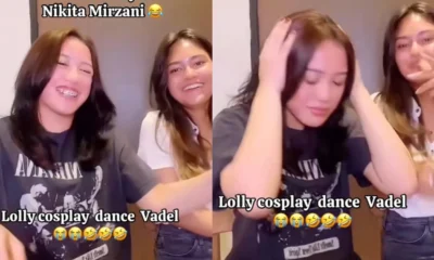 Pernah jalin asmara, lolly kini malah parodikan dance vadel badjideh