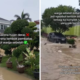 Perumahan elit di bekasi ikut terendam banjir akibat tembok pembatas dijebol warga yang sudah terdampak duluan