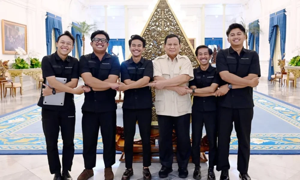 Presiden prabowo apresiasi pandawara group atas gerakan peduli sampah