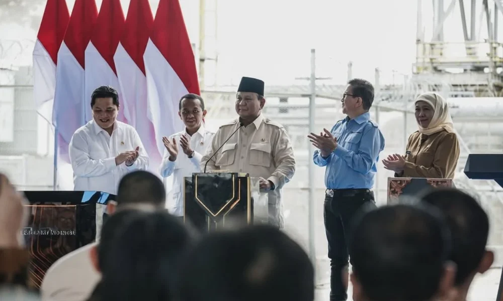 Presiden prabowo resmikan pabrik penghasil 50 ton emas senilai rp10 triliun
