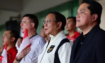 Presiden prabowo saksikan langsung indonesia vs bahrain di gbk