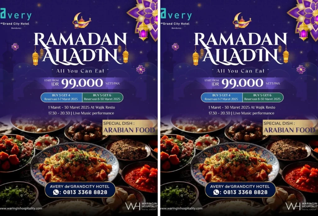 Promo bukber di avery de’ grand city hotel, bandung