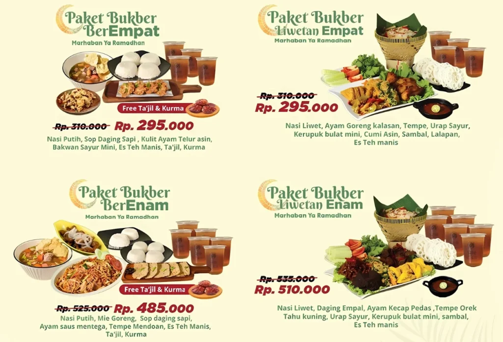 Promo bukber di dapur ema, tangerang