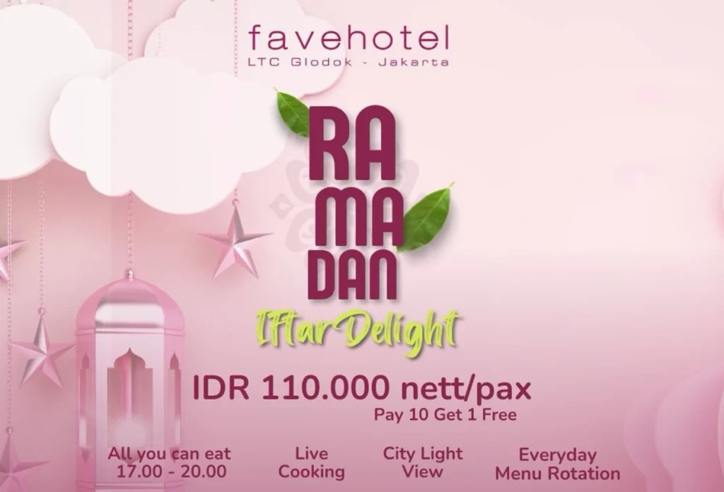 Promo bukber di favehotel glodok, jakarta