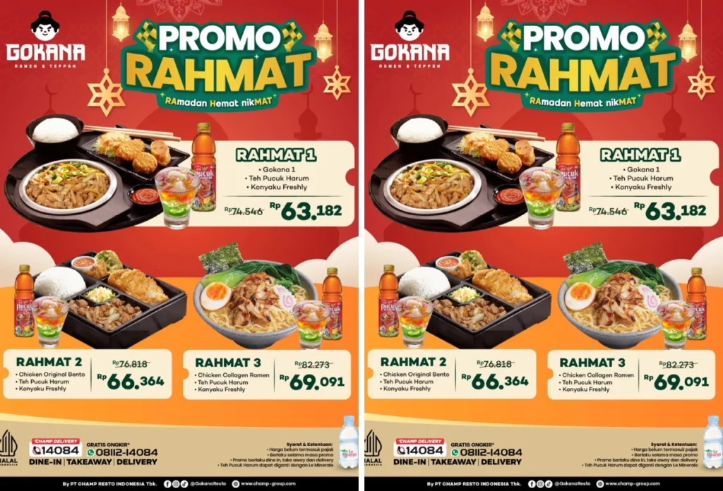 Promo bukber di gokana, tangerang
