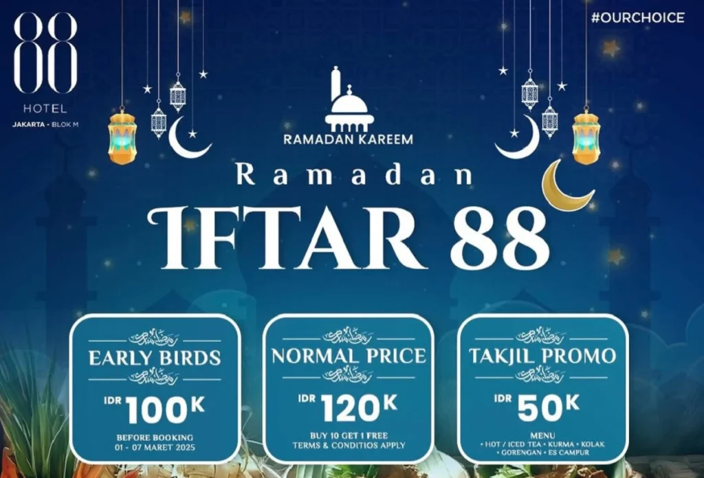 Promo bukber di hotel 88 blok m, jakarta