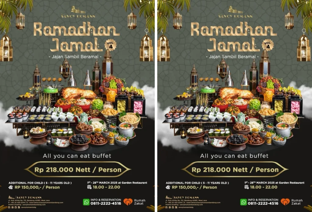 Promo bukber di hotel savoy homann, bandung