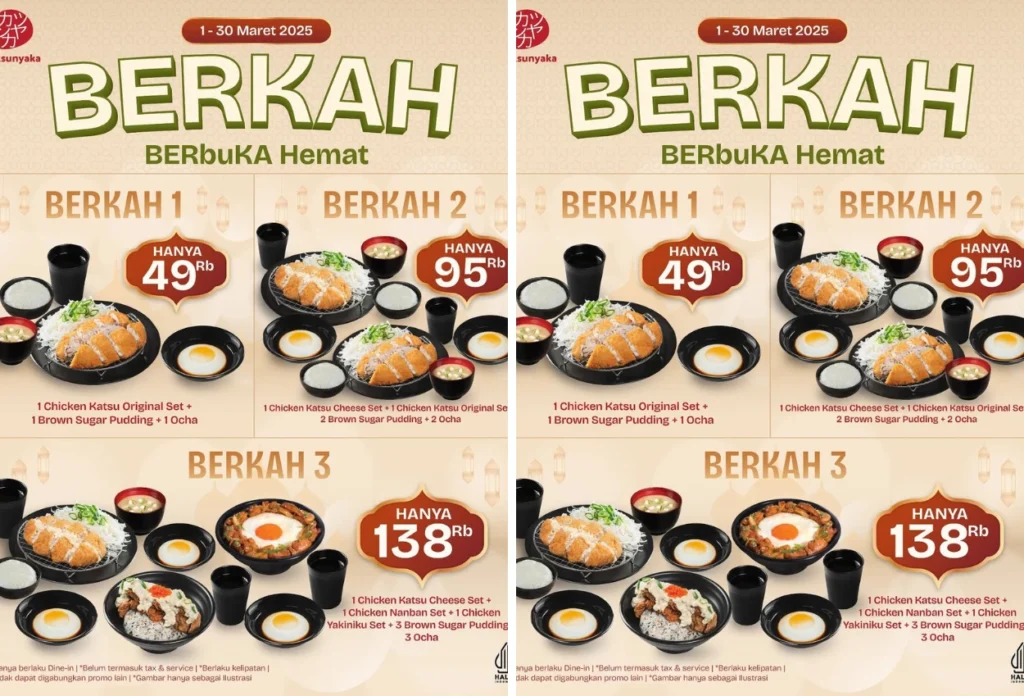 Promo bukber di katsunyaka, bandung
